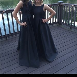 Adrianna Papell black gown, worn once